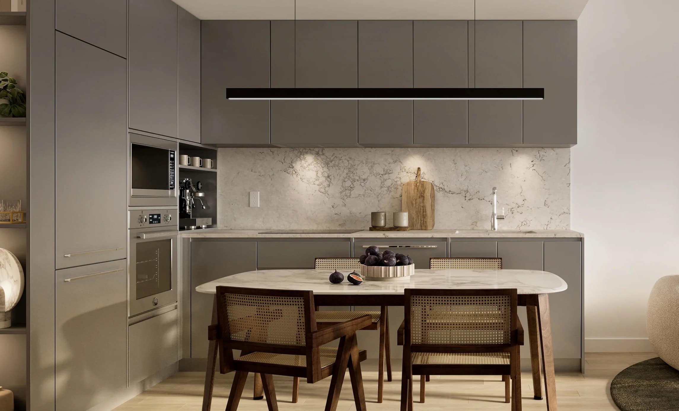 Ironwood by qualex landmark coquitlam west modern kitchen dark cabinetry 2025 10 19