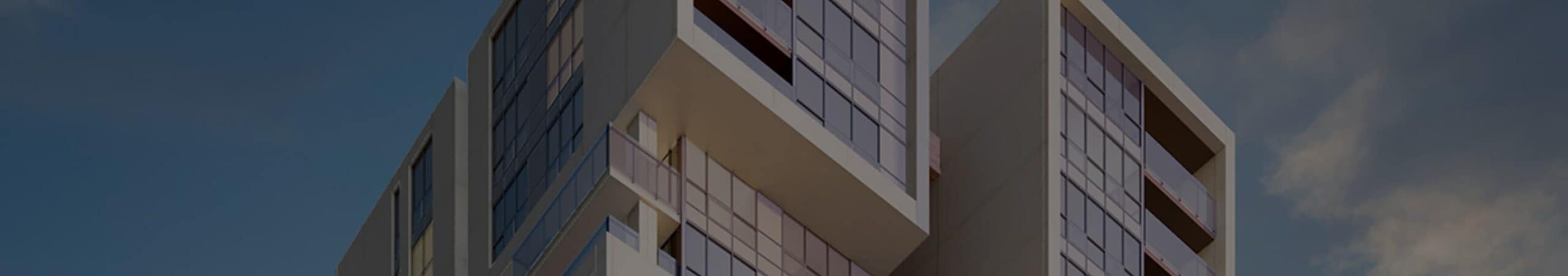 Architectural detail of 1818 Alberni Vancouver exterior design