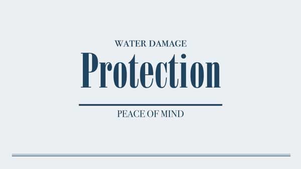 Water Damage Protection title screen for Greenhouse Metrotown video.