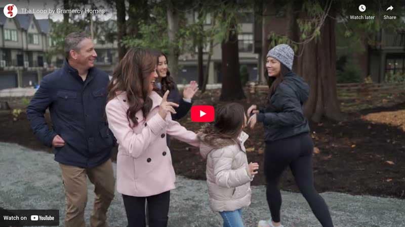 The Loop South Surrey townhomes video thumbnail by Gramercy Homes