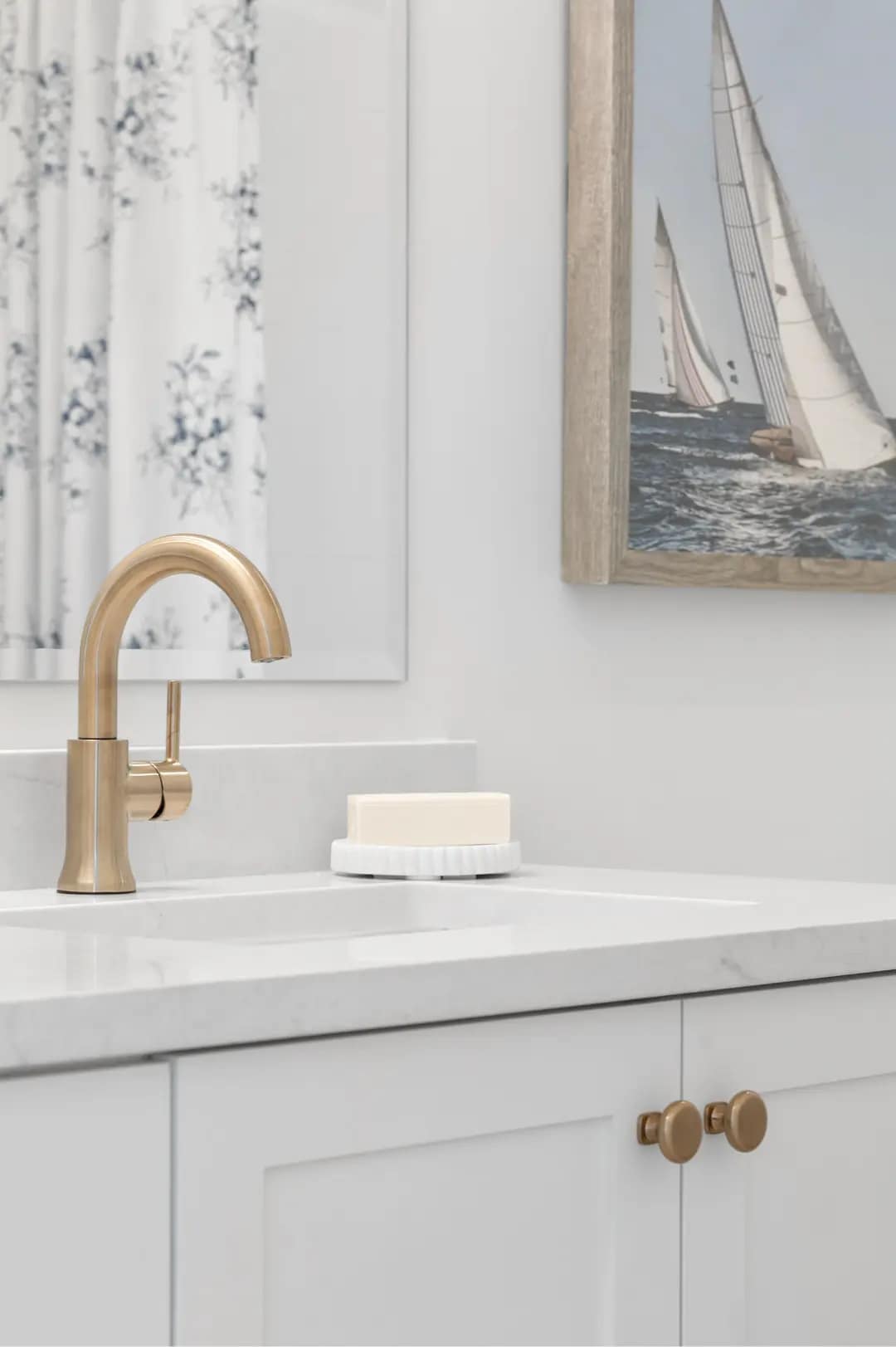 Close-up bathroom detail at Renfrew South Langley Langley presale by CastleHill Homes at 20329 80 Avenue