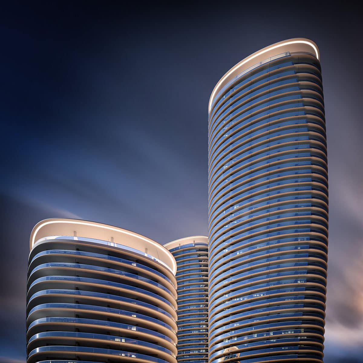 Circle Brentwood residential towers designed by Concord Pacific in Burnaby