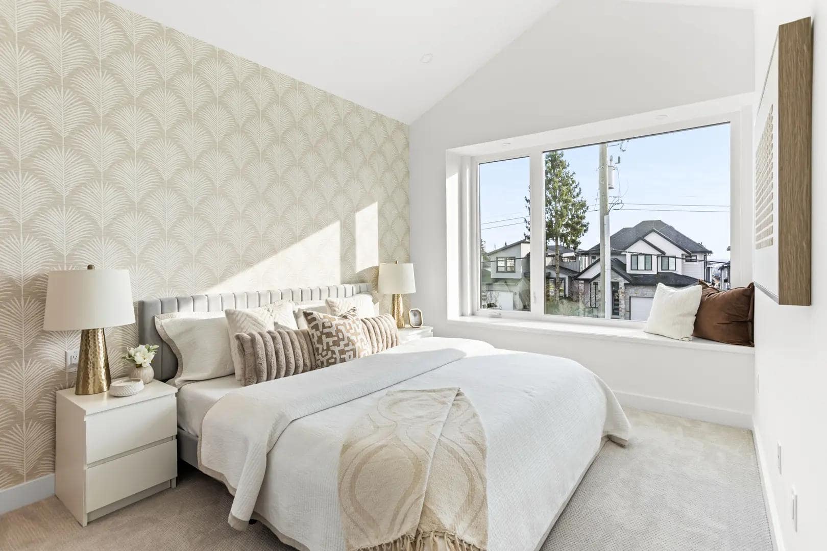 Primary bedroom interior at Edgewood presale homes in South Surrey developed by Northwest Development at 16775 21 Avenue