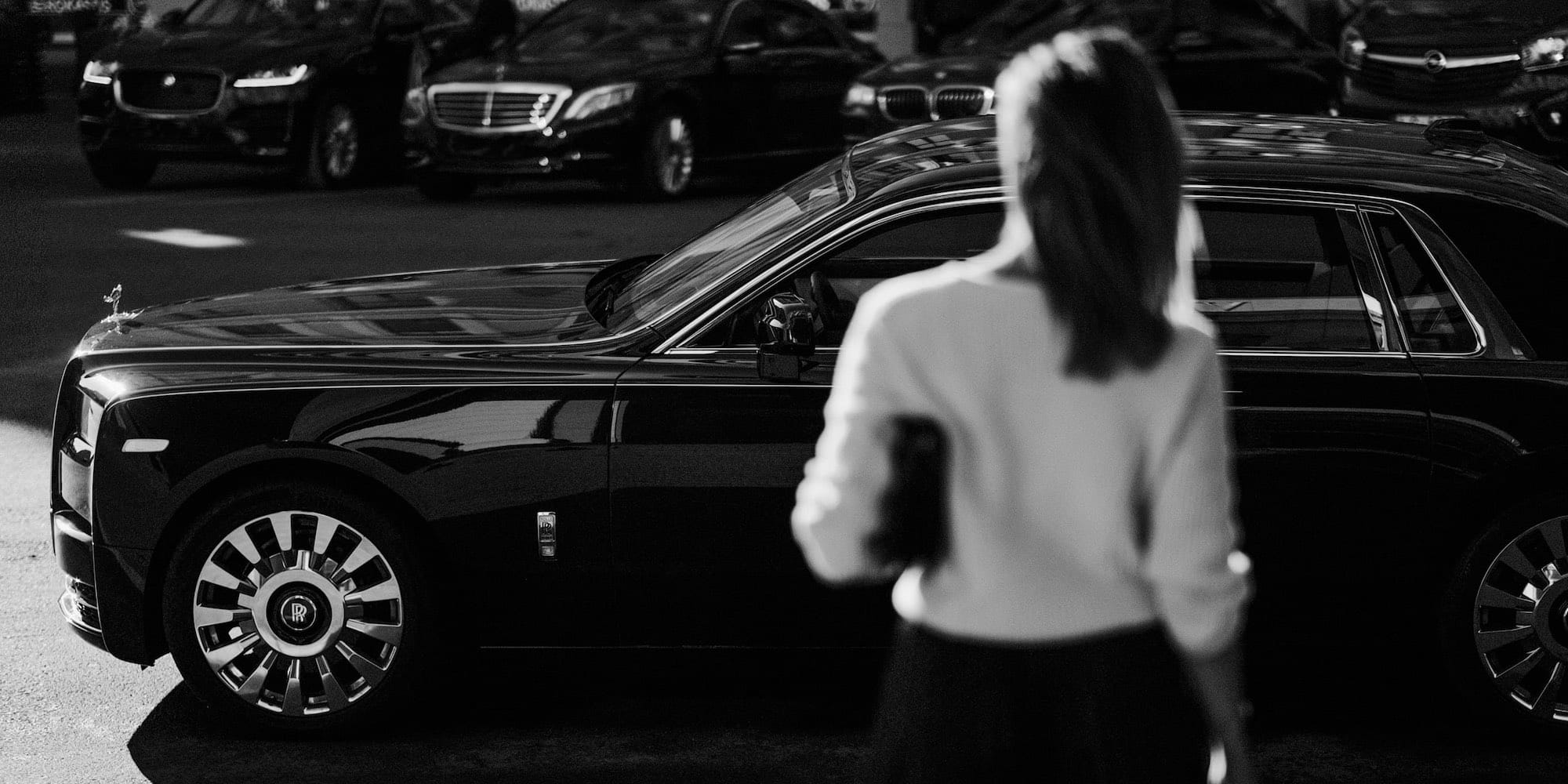 Luxury car arrival at 1818 Alberni Vancouver
