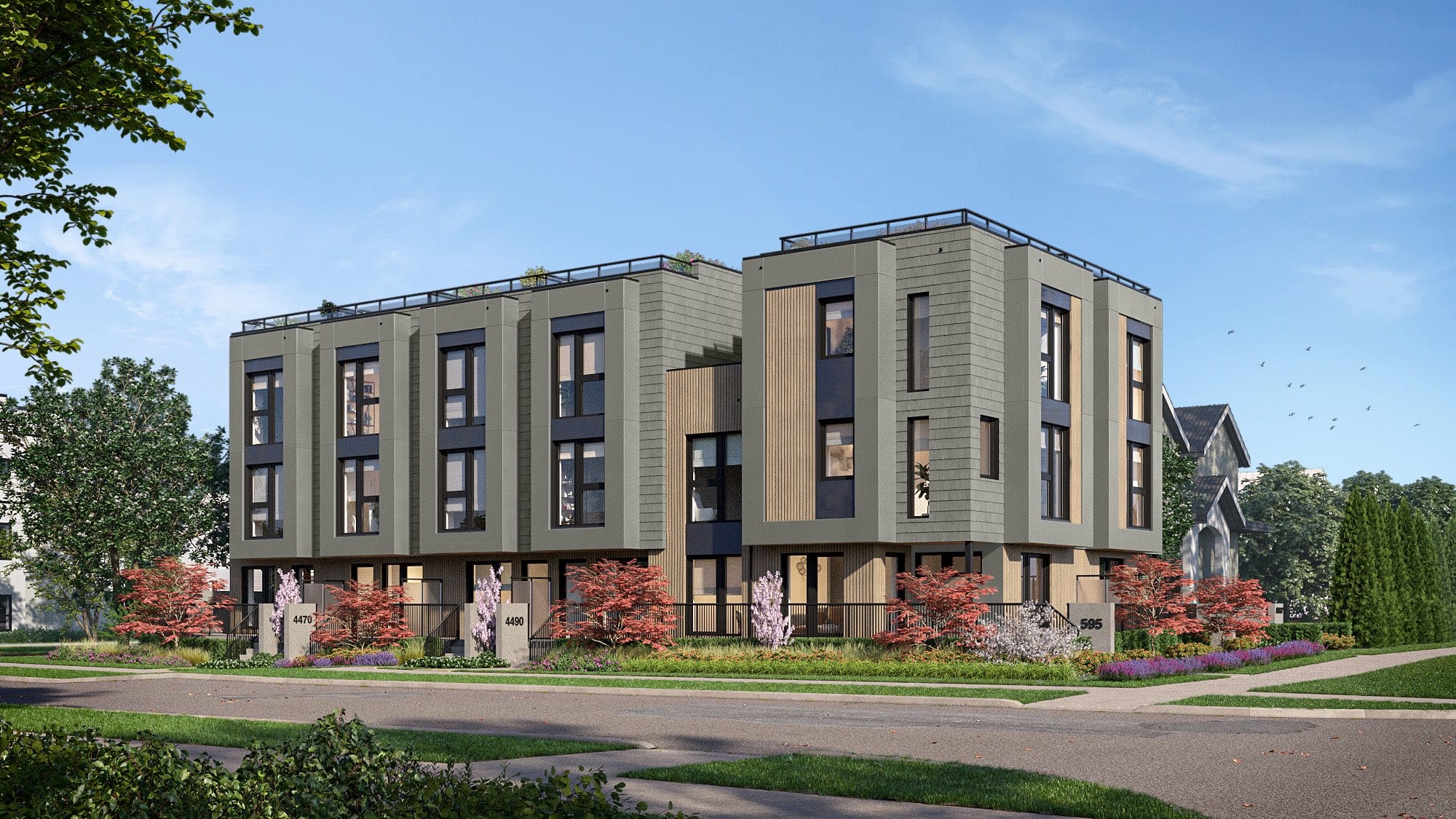 Overview of Nolia Vancouver Passive House development by Handmade Homes
