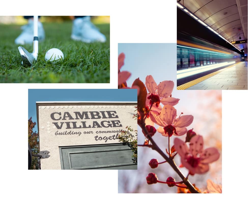 Cambie Village and transit lifestyle near Lina at QE Park on Cambie Street